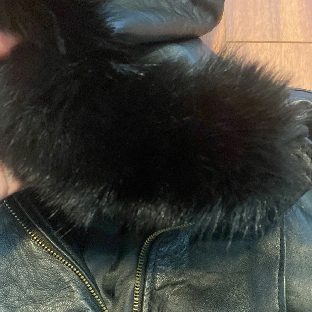 🔥BUNDLESALE Mens XS S authentic mink fur leather jacket coat Italian Milano